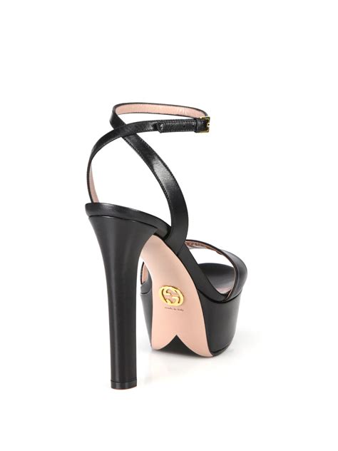 black heels gucci|gucci heels open toe.